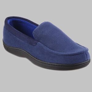 New ISOTONER Men's Jared Moc-Toe Memory Foam Slippers XXL 13/14
